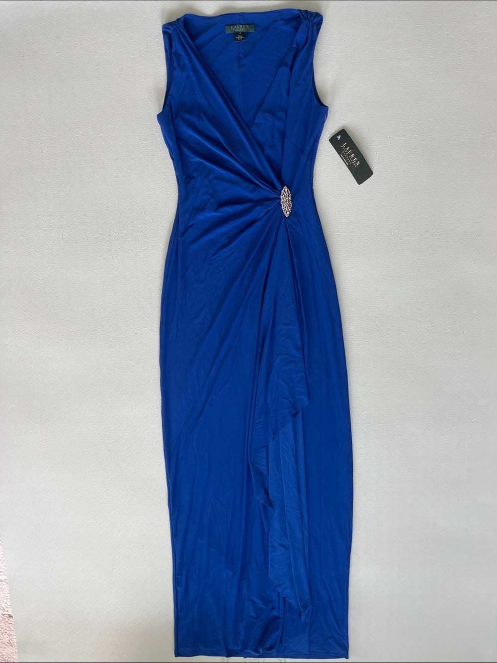 Lauren Ralph Lauren Evenings Royal Blue Evening Gown Sz 2